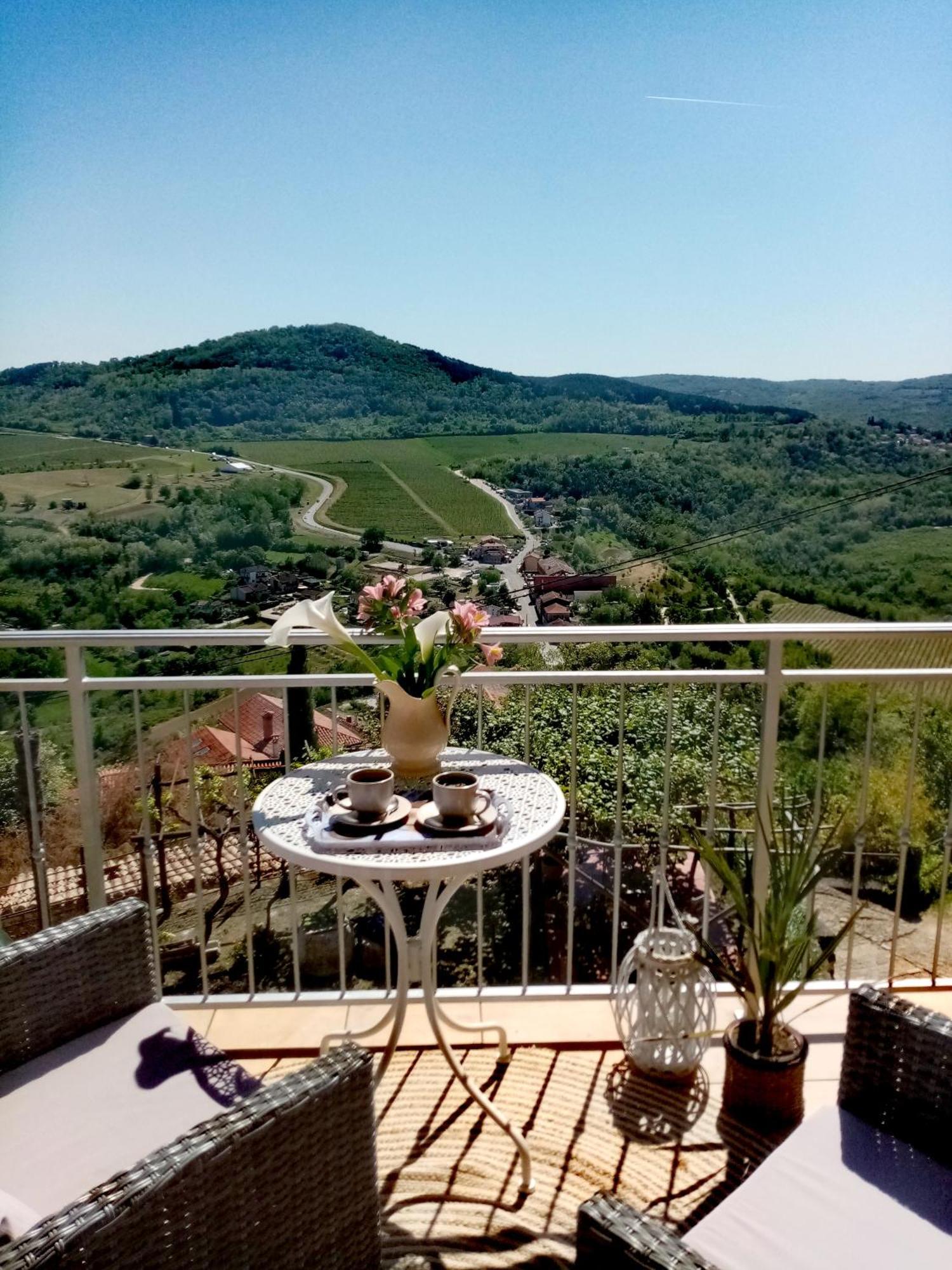 Studio Apartman Bel Vedere Motovun Bagian luar foto